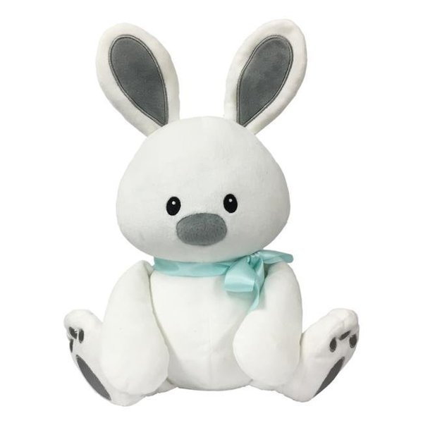 Borders Unlimited Borders Unlimited 90033 Sweet Dreams Furry Friends Cloud Bunny with Teal Ribbon for 3 Plus Years Old Children 90033